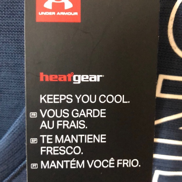 NWT |  Under armor heat gear V-neck tee - Picture 3 of 8